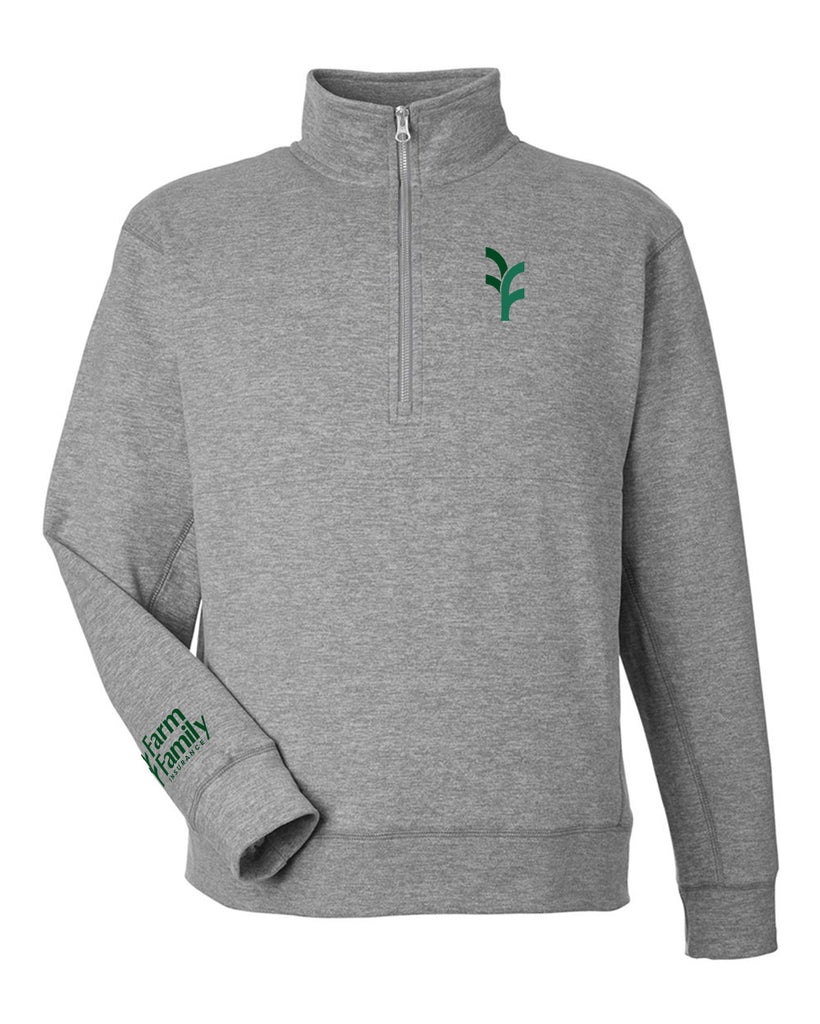 J. America Unisex Electric Fleece Quarter-Zip Sweatshirt - 8741